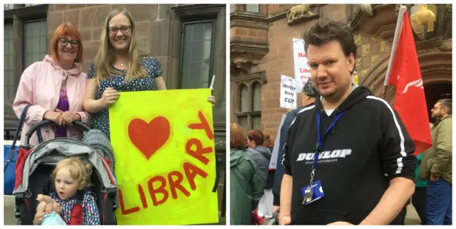 Libfrary protest