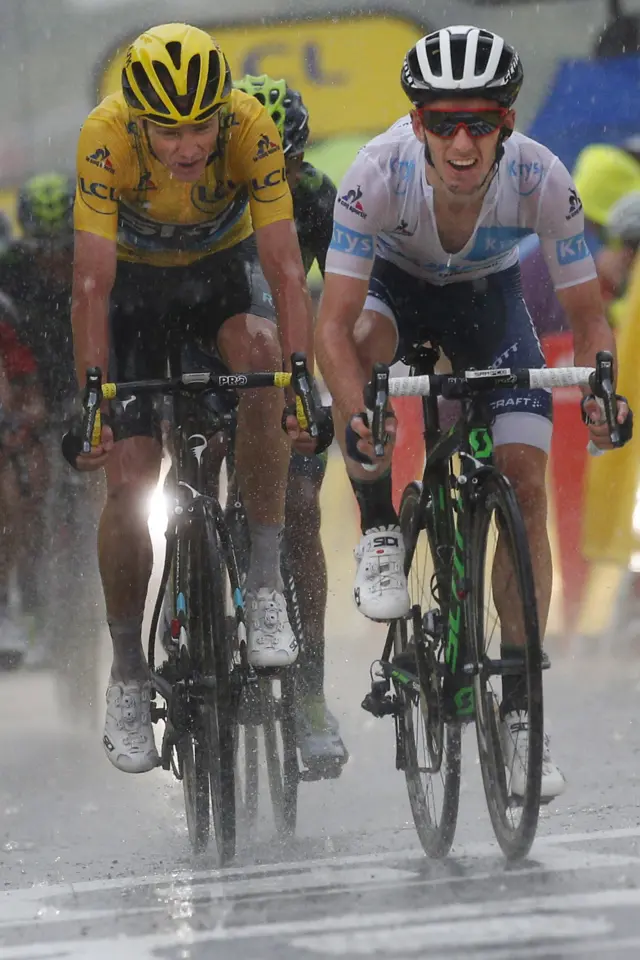 Chris Froome and Adam Yates