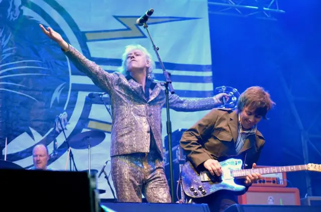 The Boomtown Rats, a band on the festival's bill