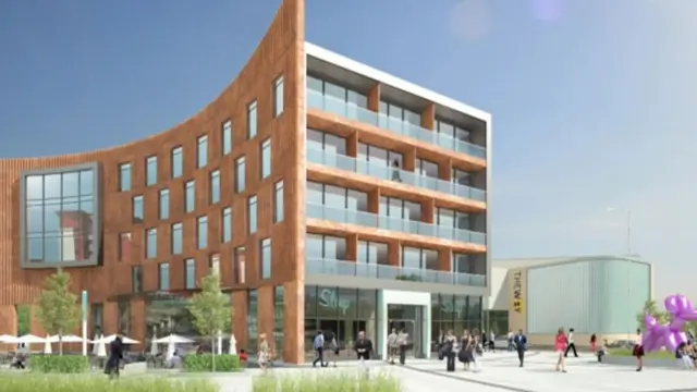 Artist impression of Wolverhampton complex, Westside