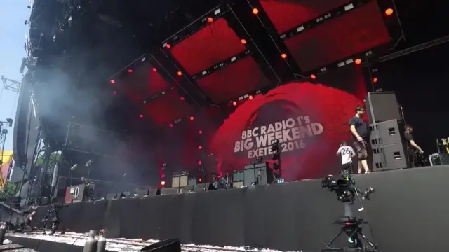 Big Weekend stage