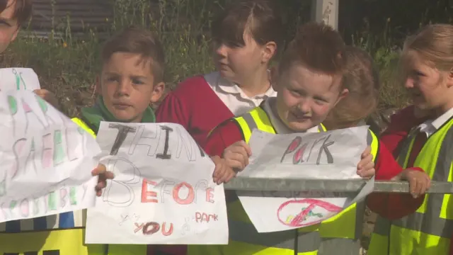 Children campaigning