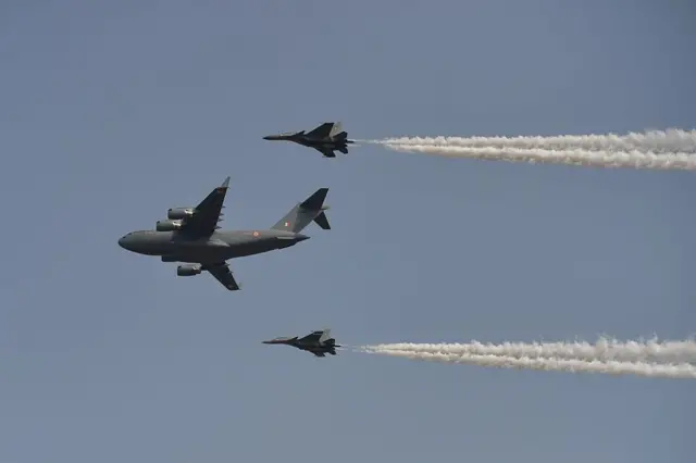 An Indian Air Force C-17 (C) aircraft