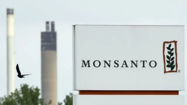 Monsanto company sign