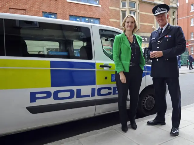 Amber Rudd and Sir Bernard Hogan-Howe