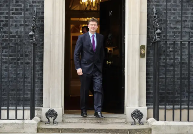 Greg Clark leaves 10 Downing Street