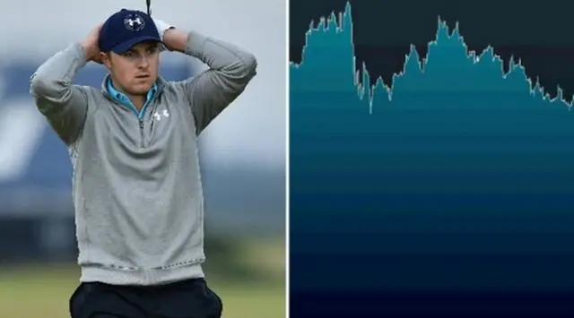 Jordan Spieth and a stock graph