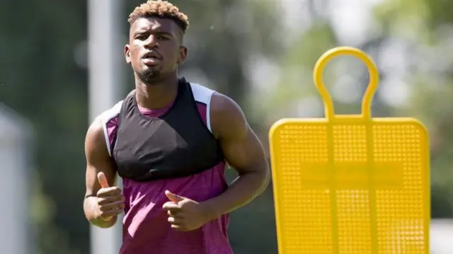 New Villa midfielder Aaron Tshibola