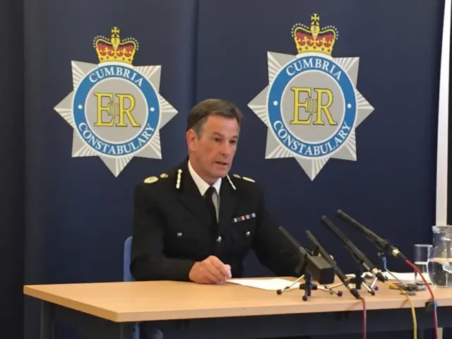 Cumbria Police's Chief Constable Jerry Graham