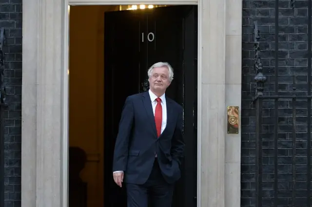 Newly appointed Secretary of State for Exiting the European Union (Brexit Minister) David Davis