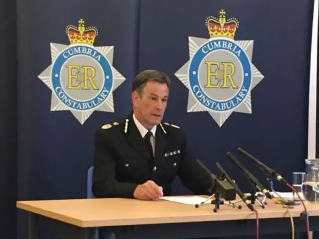 Cumbria Police's Chief Constable Jerry Graham