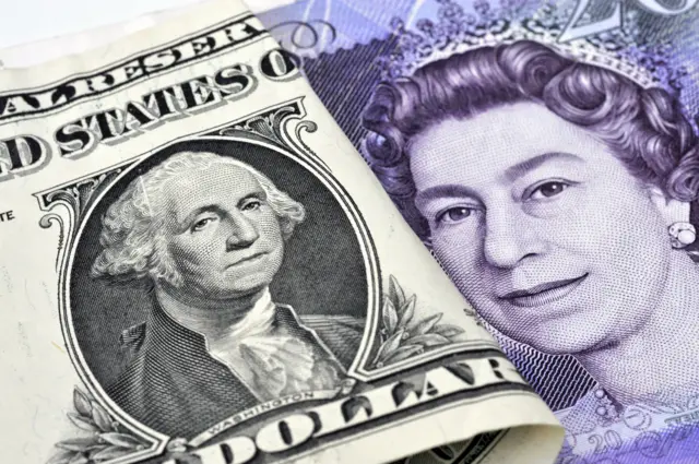 Pound and dollar notes