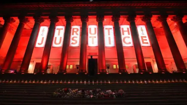 Hillsborough 'Truth and Justice' banner