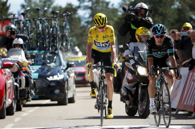 Chris Froome in the Tour de France