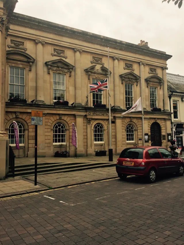 Flag at half mast