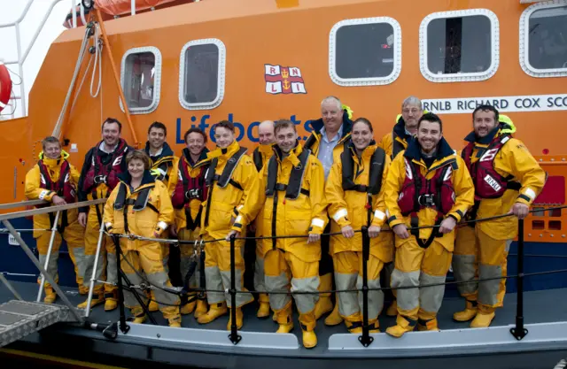 Falmouth RNLI crew