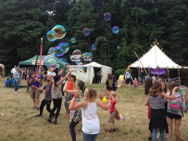 Children's area at Latitude