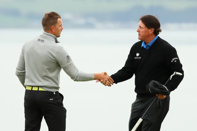 Stenson and Mickelson