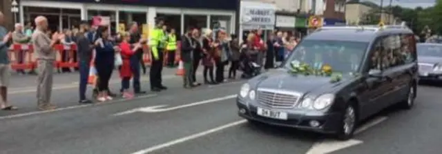 Jo Cox funeral cortege