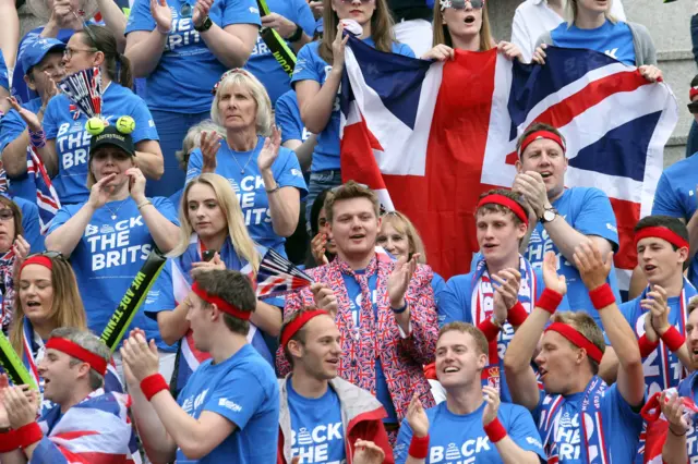 Supporters of Great Britain