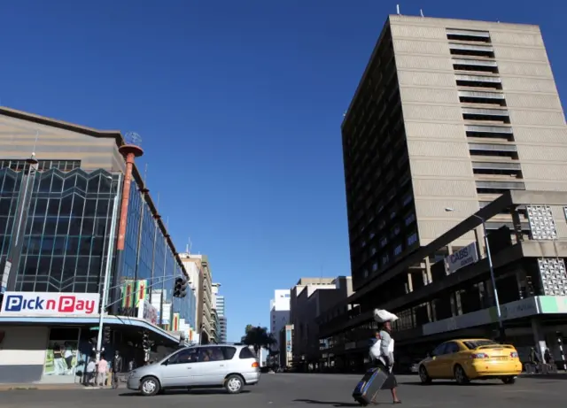 Quiet Harare street