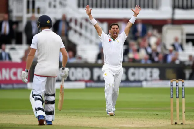 Yasir Shah appeals