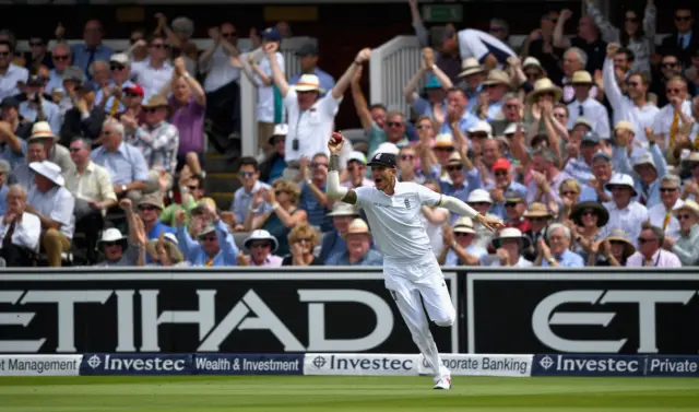 Alex Hales celebrates