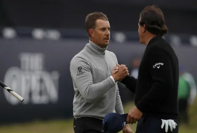 Henrik Stenson and Phil Mickelson