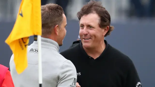 Henrik Stenson and Phil Mickelson