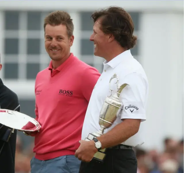 Henrik Stenson and Phil Mickelson