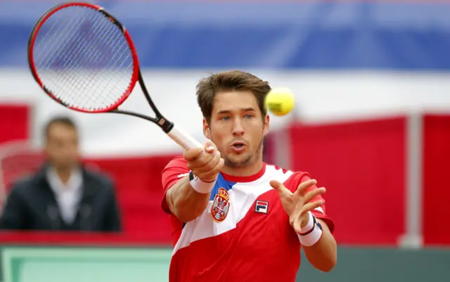 Dusan Lajovic returns