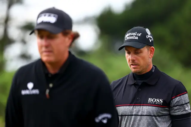 Stenson and Mickelson