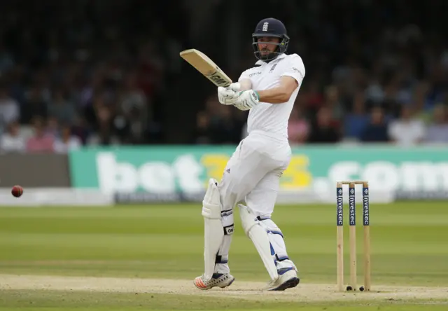 James Vince plays a shot