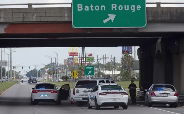 Airline Highway was closed by police