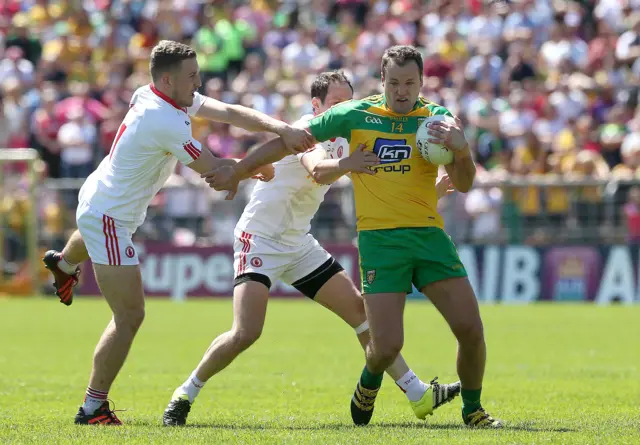 Donegal's Michael Murphy in action during the 2016 Ulster Final