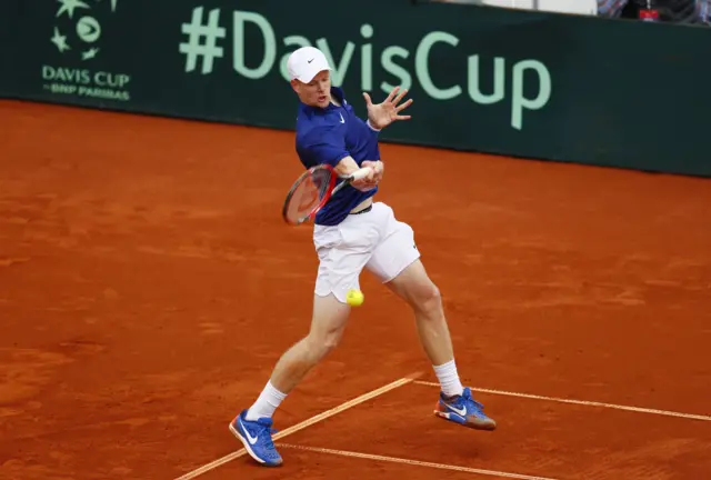 Kyle Edmund forehand shot