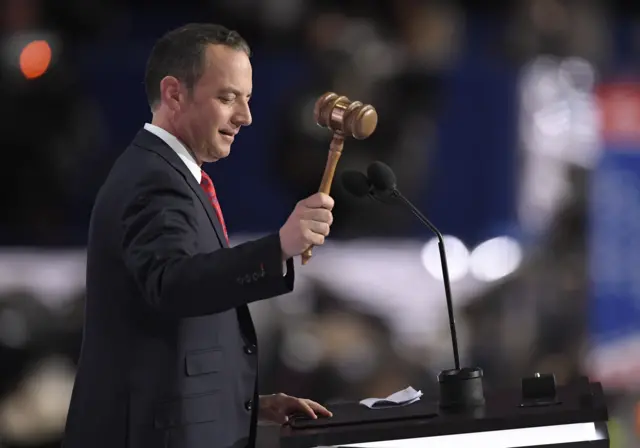 Reince Priebus, Chairman of the Republican National Committee calls Republican National Convention to order.