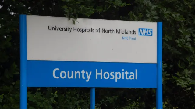 County Hospital sign