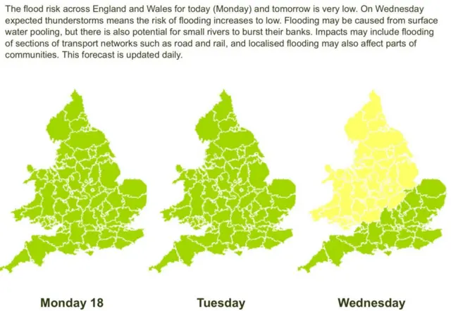 Rain map