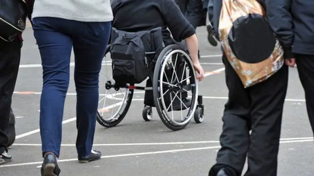 Wheelchair user