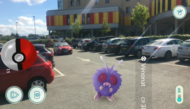 A Pokemon at the hospital