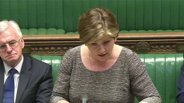 Shadow foreign secretary Emily Thornberry