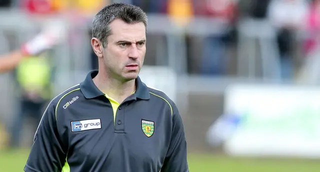 Donegal manager Rory Gallagher