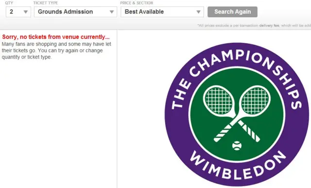 Wimbledon tickets