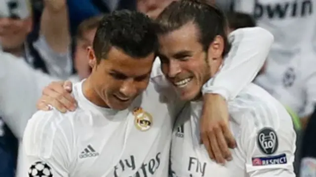 Cristiano Ronaldo and Gareth Bale