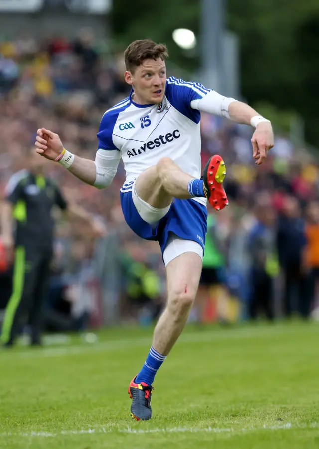 Cavan captain Conor McManus landed a late free to snatch a draw in the first meeting