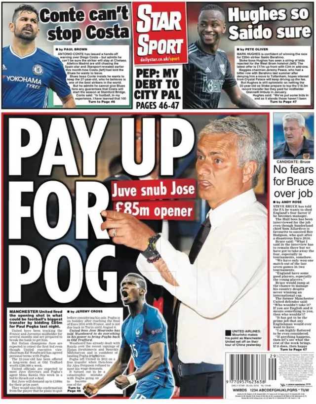 Star backpage Paul Pogba