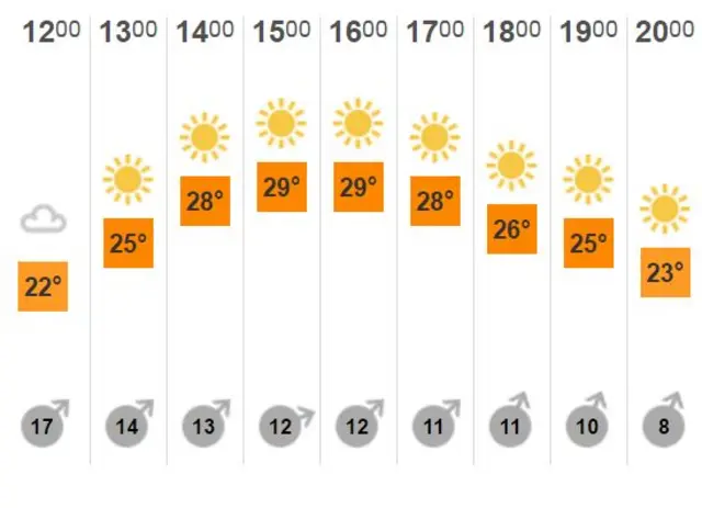 Weather chart