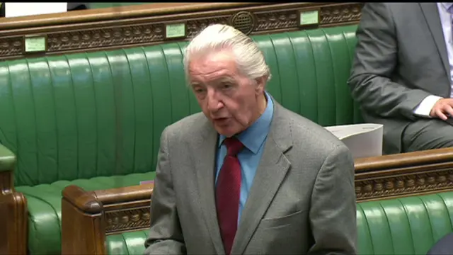 Labour MP and former miner Dennis Skinner