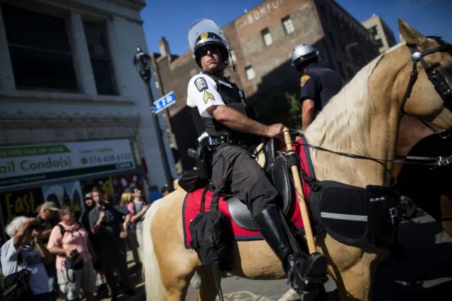 Police in Cleveland